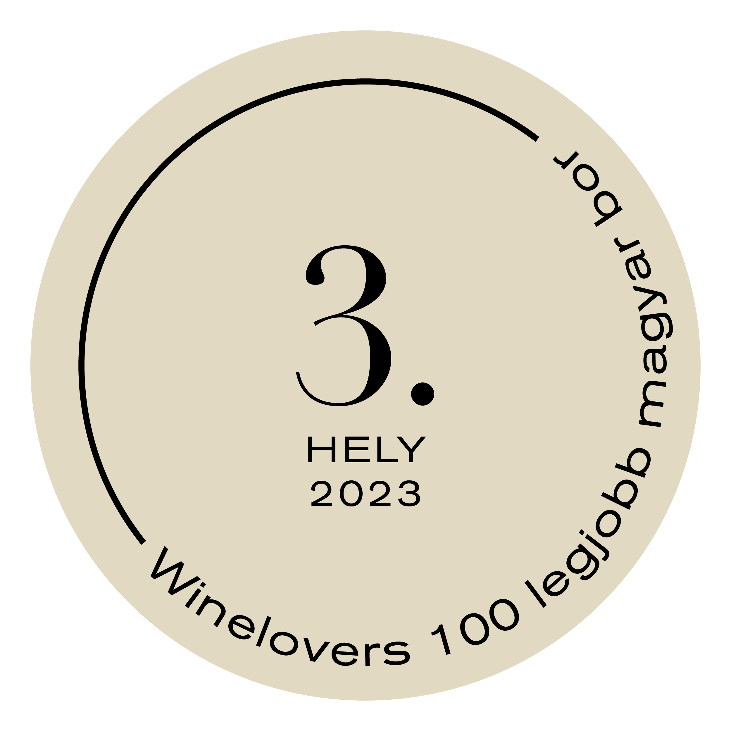 Winelovers 100 2023 díj