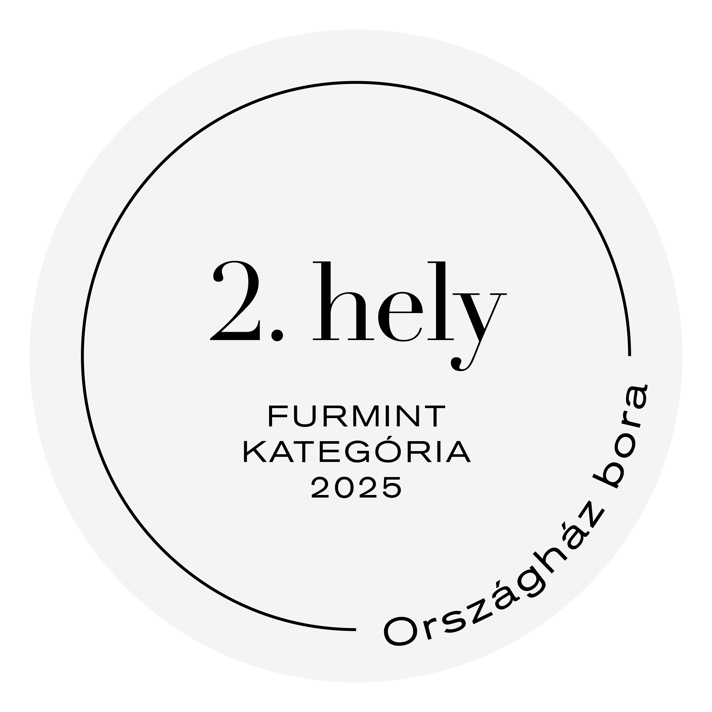 országház bora 2025 díj